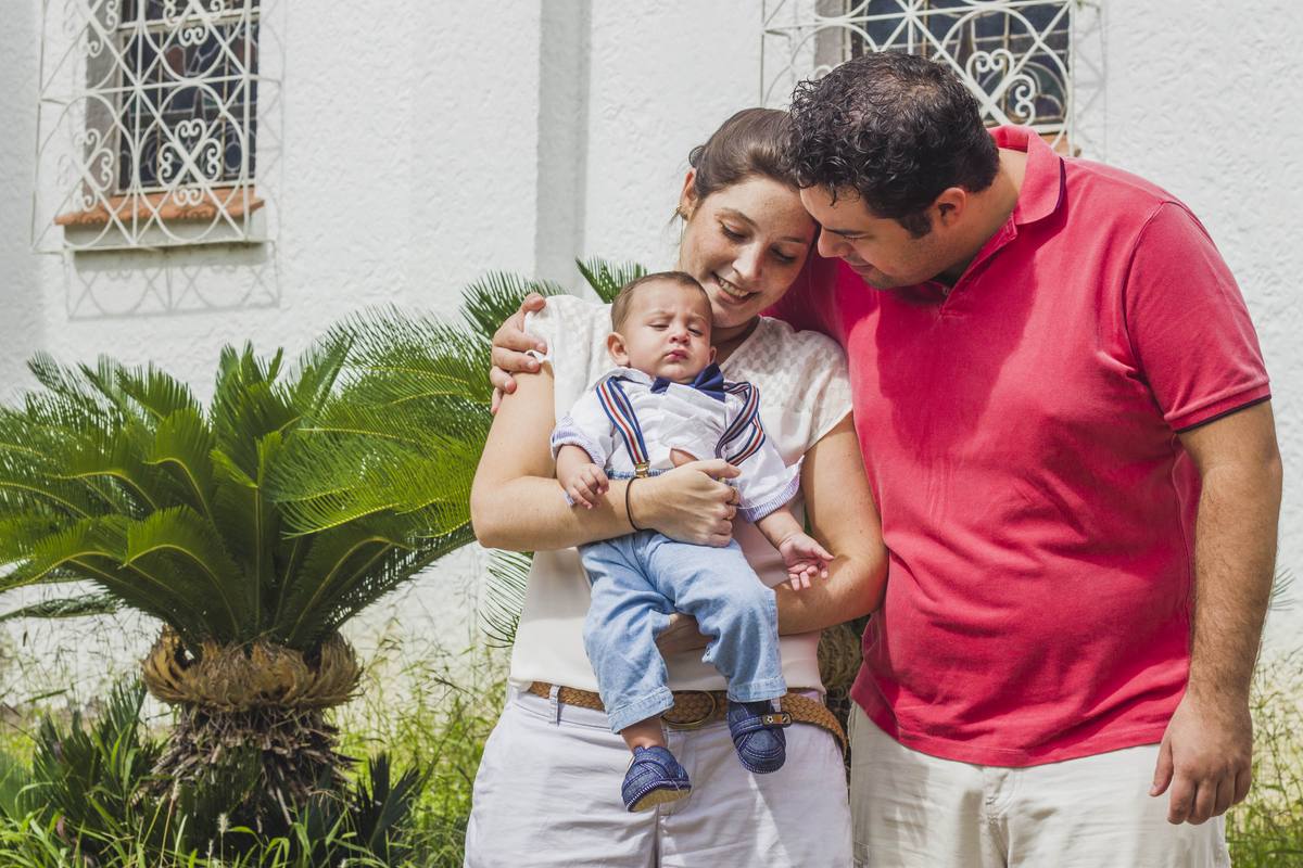 Closing family portrait after Heitor's baptism